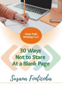 30 ways not to stare at a blank page