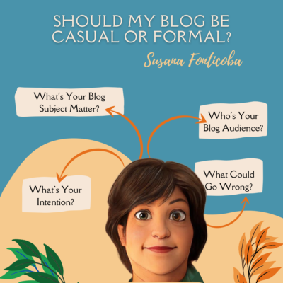 how formal or casual should my blog be?