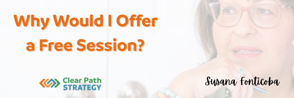 marketing strategy - offer a free session